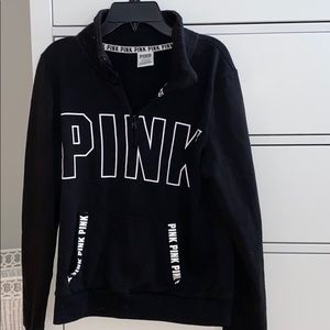 victoria secret/pink quarter zip sweatshirt